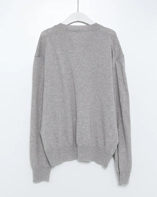 V-neck long-sleeve knit