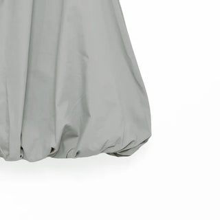 Pumpkin volume long skirt