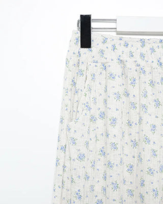 Flower Rib Easy Pants