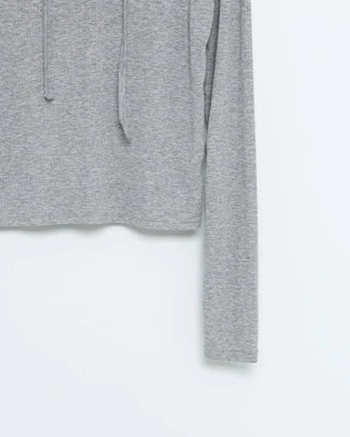 Button-down hoodie t-shirt