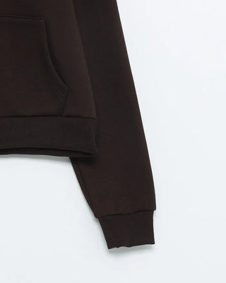 Snowflake Crop Hoodie