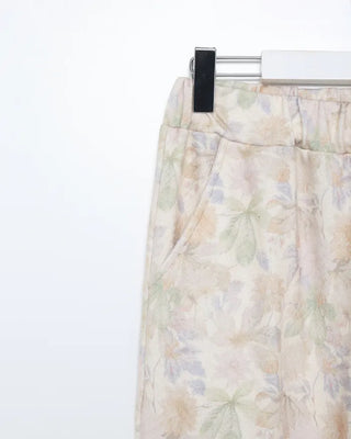 Vintage floral bootcut pants