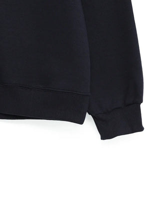 (Unisex) end lettering brushed fleece sweatshirt