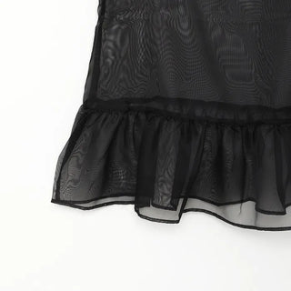 Layered sheer dress