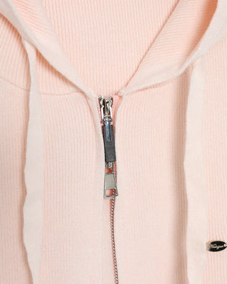 Knit zip hoodie