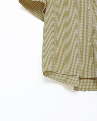 Checkered Overfit Short-Sleeve Shirt