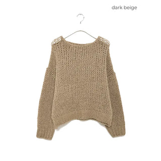 Loose-fit colored knit