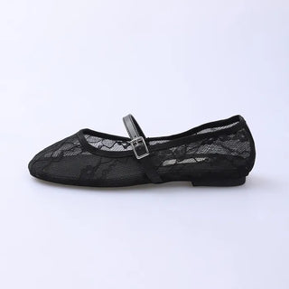Mesh Mary Jane Shoes