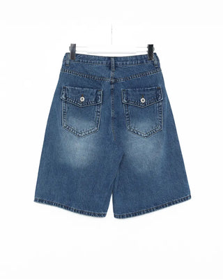 Denim Bermuda shorts