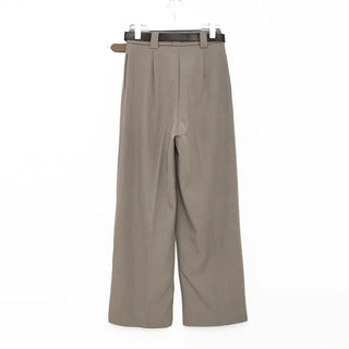 Belted trousers