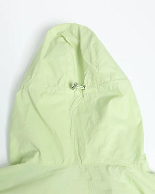 Drawstring coat hooded windbreaker