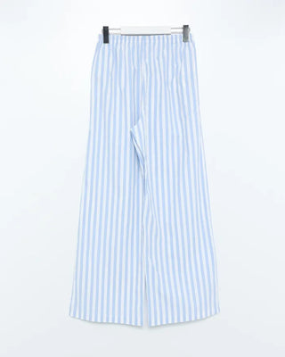 Striped Easy Pants with Waist String