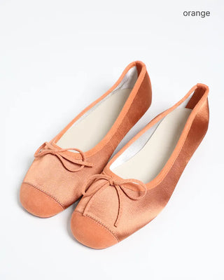 Ribbon flat shoes