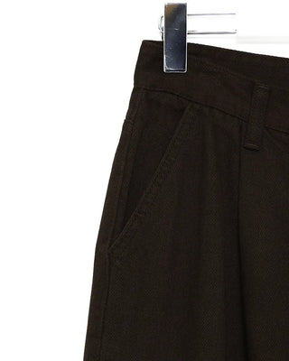 Cotton pleated pants