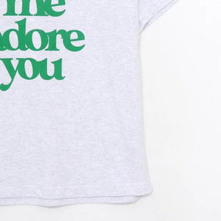 adore lettering T-shirt