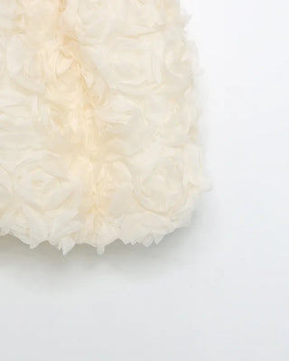 Flower sleeveless blouse