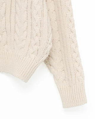 Cable Knit Crew Neck