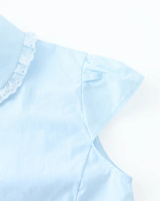 [1st Re-release] (ORIGINAL) Lace Ribbon Slim Blouse