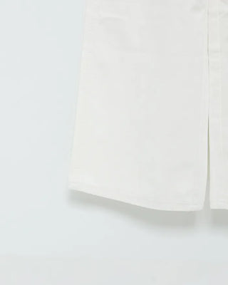 Wide silhouette cotton overalls