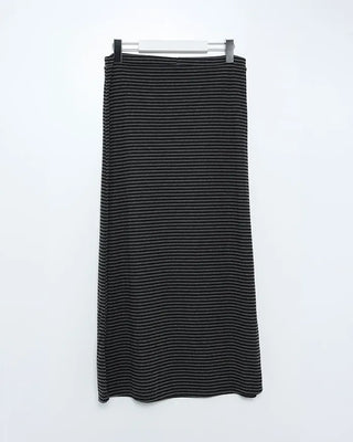 Striped strap long skirt
