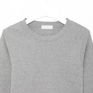 Plain cropped cut and sew top
