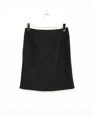 Simple wool midi skirt