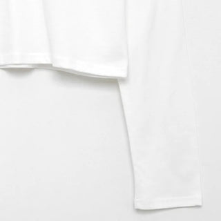 Basic Crop Long T-Shirt