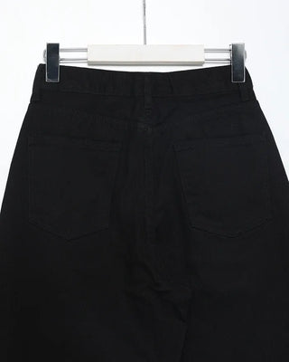 Basic straight cotton pants