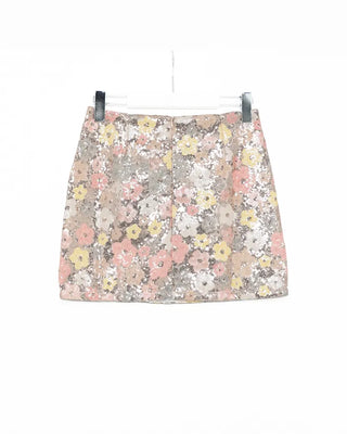 Flower pop mini skirt