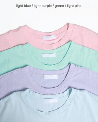 Oversized sheer short-sleeved T-shirt