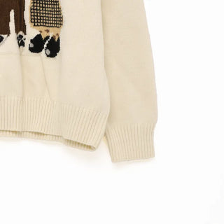 Two-Bear Round Knit
