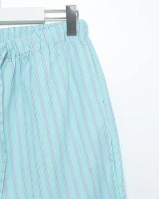 Wide striped easy pants