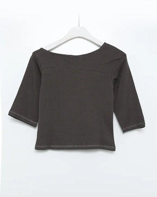 Neck print slim fit T-shirt