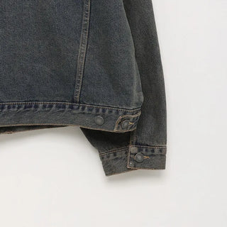 (Unisex) Vintage Washed Denim Jacket