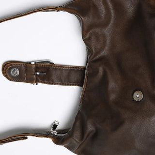 Buckle Round Shoulder Bag