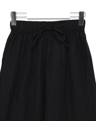 Seersucker Stripe Banding Pants