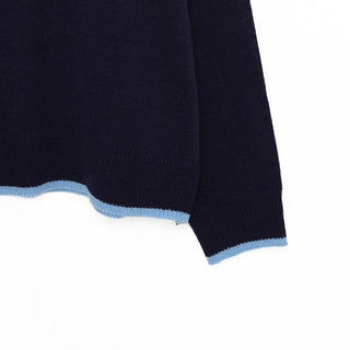 Bonjour Round Bicolor Knit