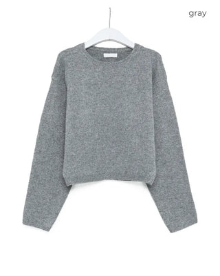 Oversized cropped knit