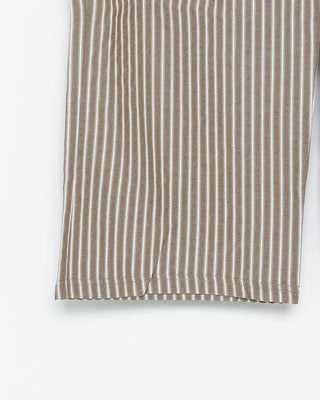 Striped linen ripple easy pants