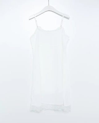 Lace camisole mini dress