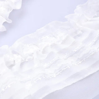 Feminine frill ribbon strap