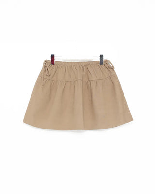 String flared mini skirt