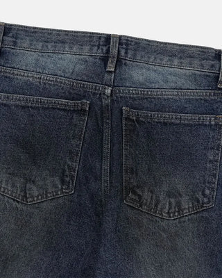 (Unisex) Dirty Wash Flare Denim