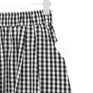Checked ring skirt