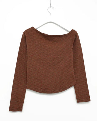 Asymmetrical Shoulder Double Border Long Cut and Sew