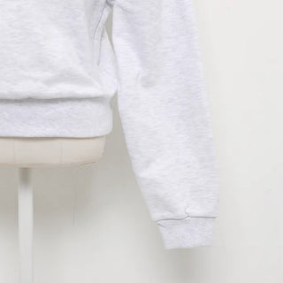 Simple off-shoulder sweatshirt
