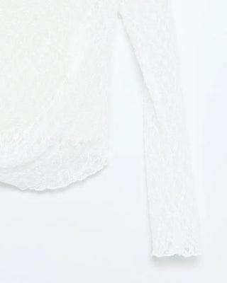 Lace sheer top and camisole set