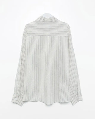 Striped loose-fit shirt