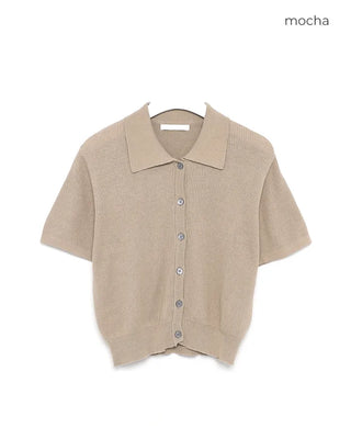 Summer cotton color cardigan