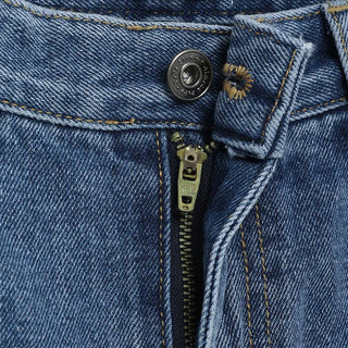 Dart detail balloon denim pants